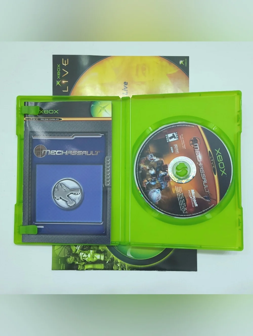 MechAssault (Microsoft Xbox, 2002) Complete With Manual CIB